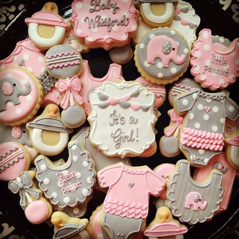 11+ Adorable Baby Shower Cookie Ideas for a Girl